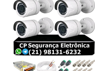 Cameras de segurança cftv alarme monitorado por app no celular etc...