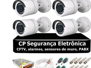 Cameras de segurança cftv alarme monitorado no celular pabx etc...