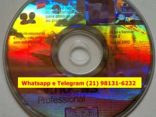 Mídias Windows 98 segunda edição e Windows xp sp2 ambas originais